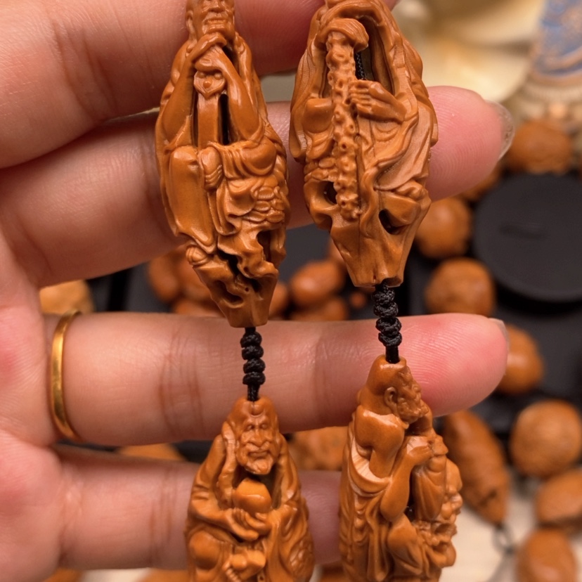 【闪购商品】橄榄核手串橄榄手工雕刻工艺