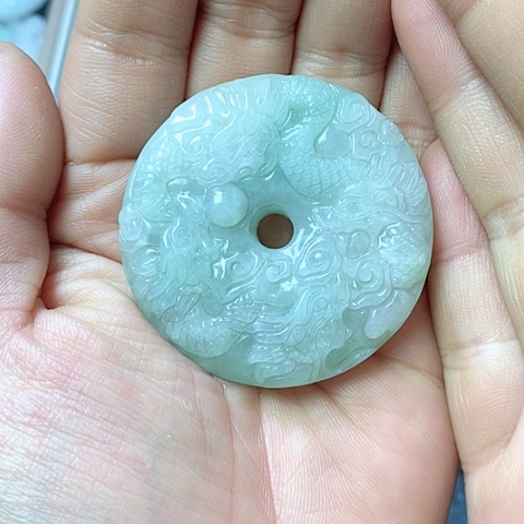 翡翠颈饰未镶嵌天然缅甸翡翠a货