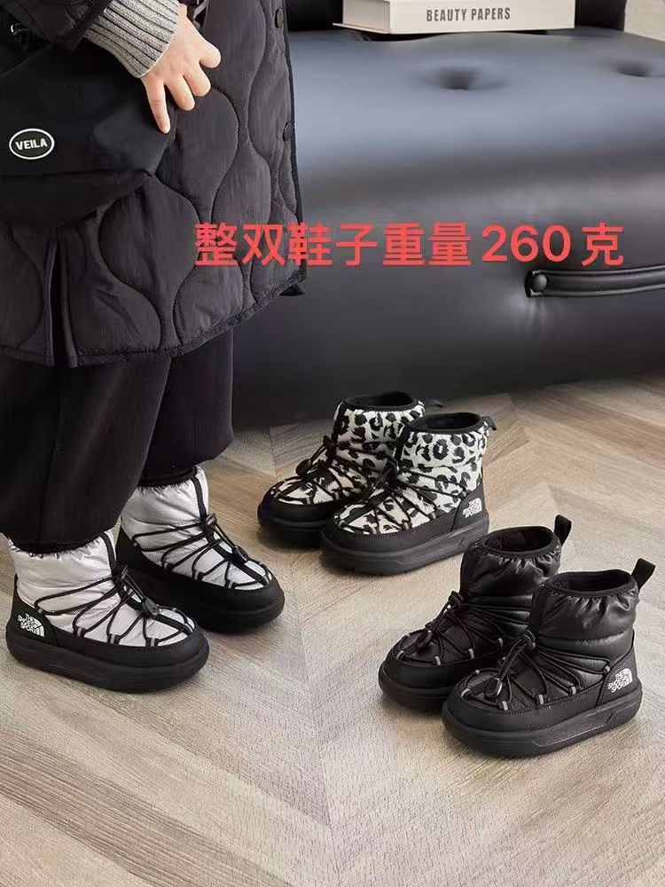 儿童雪地靴【超轻款】2025冬季男女童加绒加厚保暖棉靴户外防寒靴子