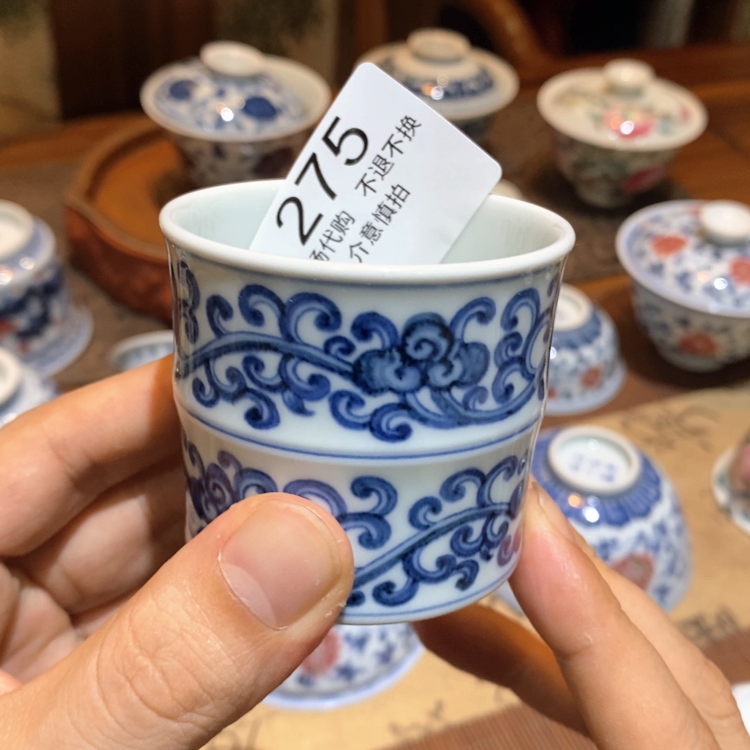 开播福利景德镇纯手绘茶器微瑕275