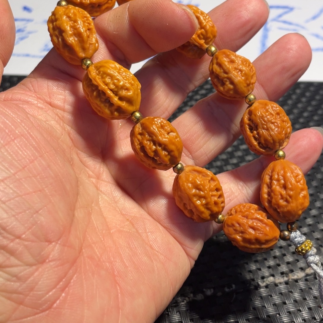 文玩核桃手串古蟾15