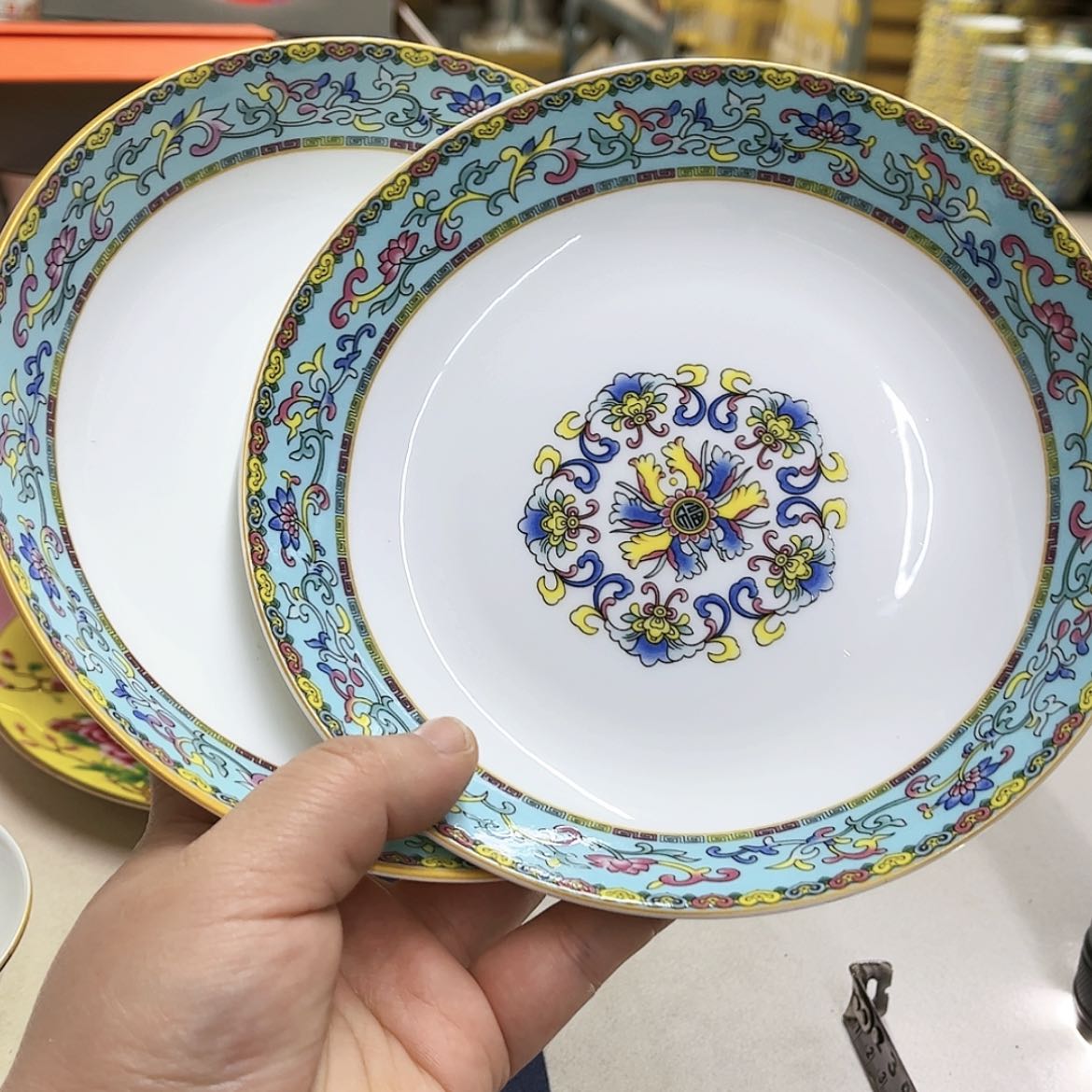 【闪购商品】骨瓷7英寸2深。。。。。。。