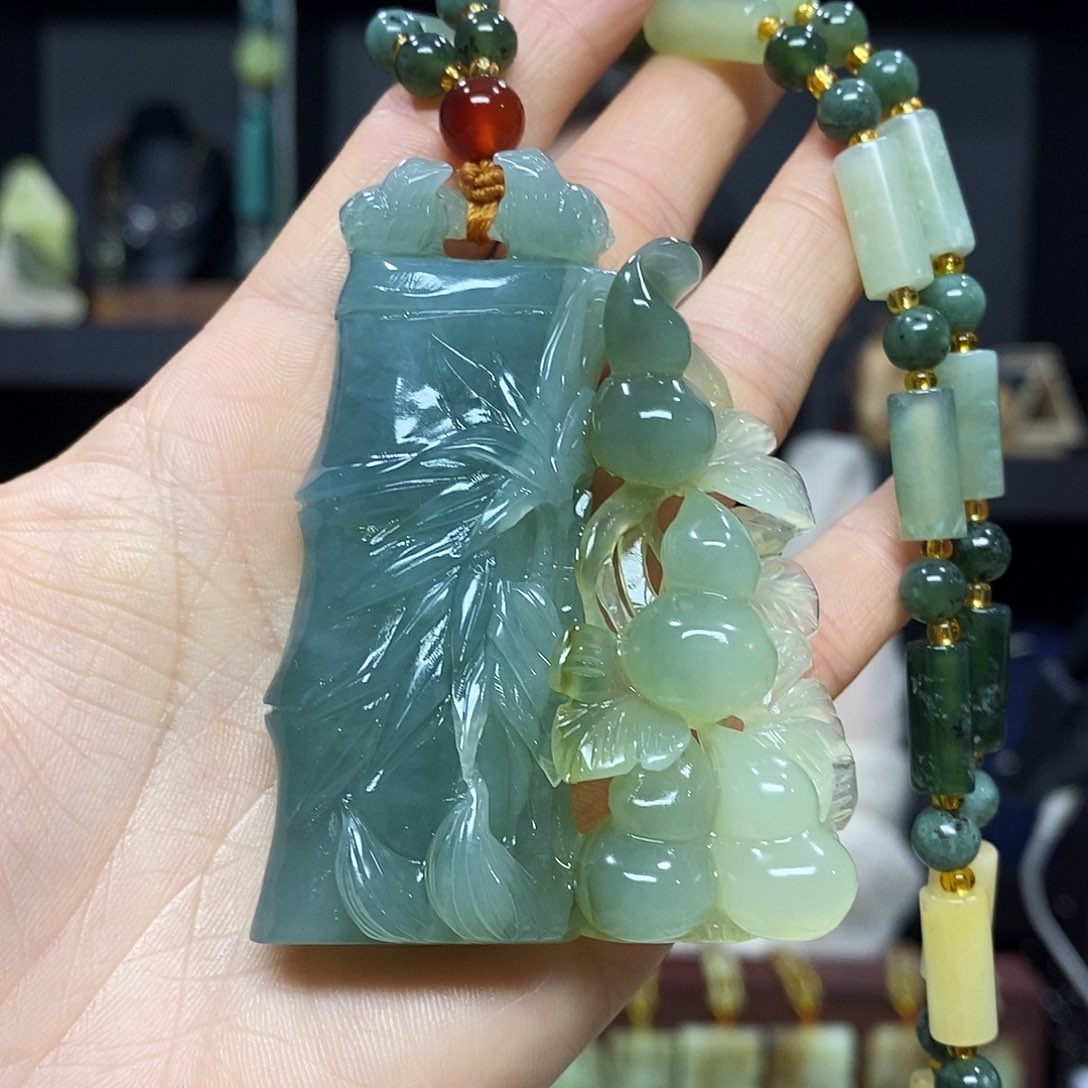 岫玉挂件吊坠未镶嵌