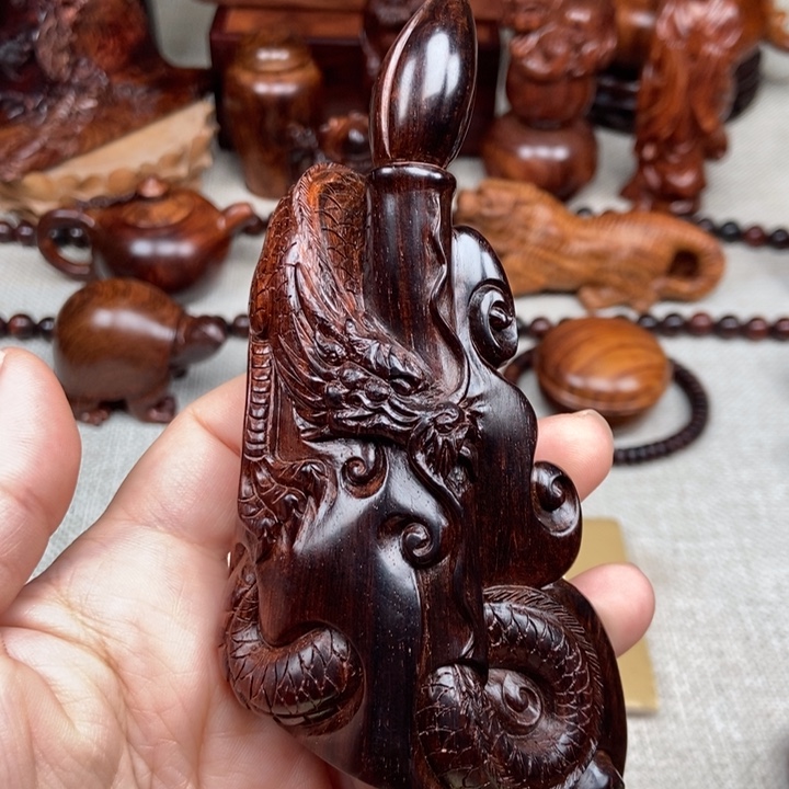 花梨木类端景台金榜题名