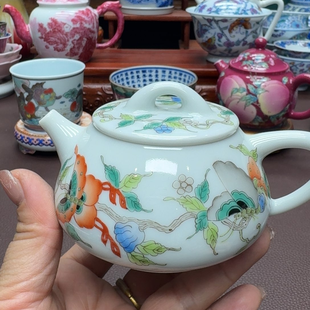 瓷片景德镇仿古手工制作精品展示