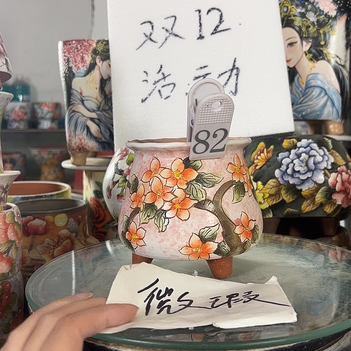 景德镇手绘花盆性价比超高