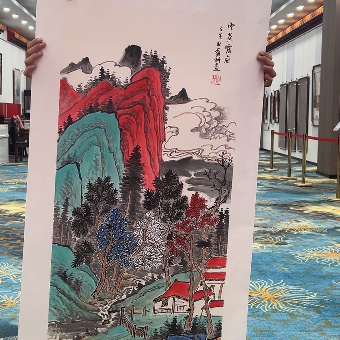 国画苏珊国画作品精品【证件视频资料】
