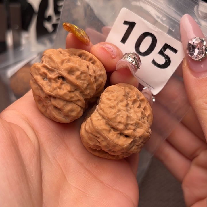 文玩核桃把件放漏37