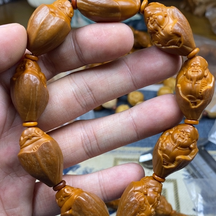 橄榄核手串/手链橄榄核雕工艺手串
