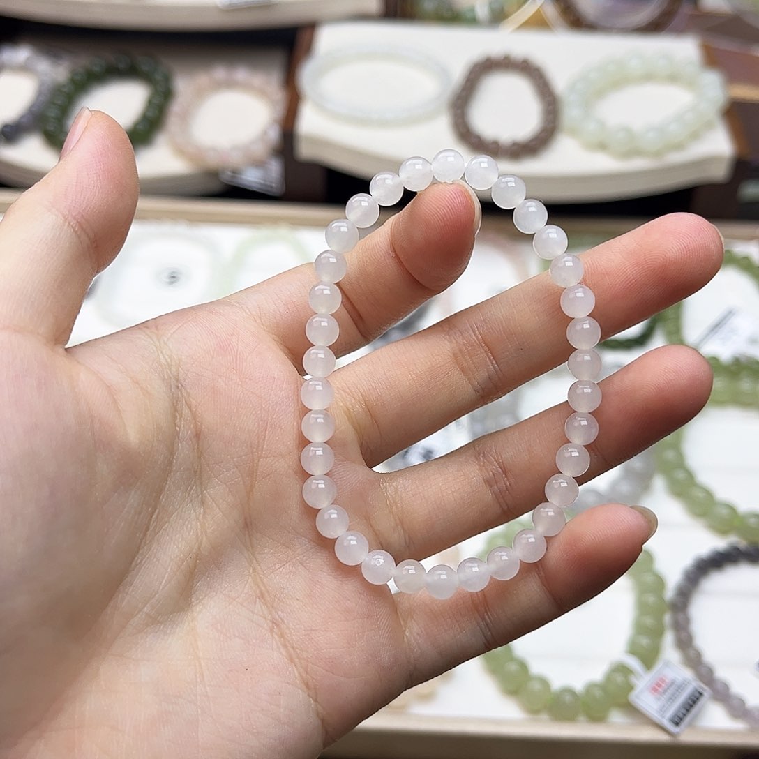 手链未镶嵌和田玉和田玉卡5白玉