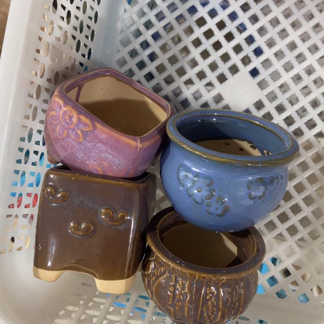 红陶高温陶瓷花盆