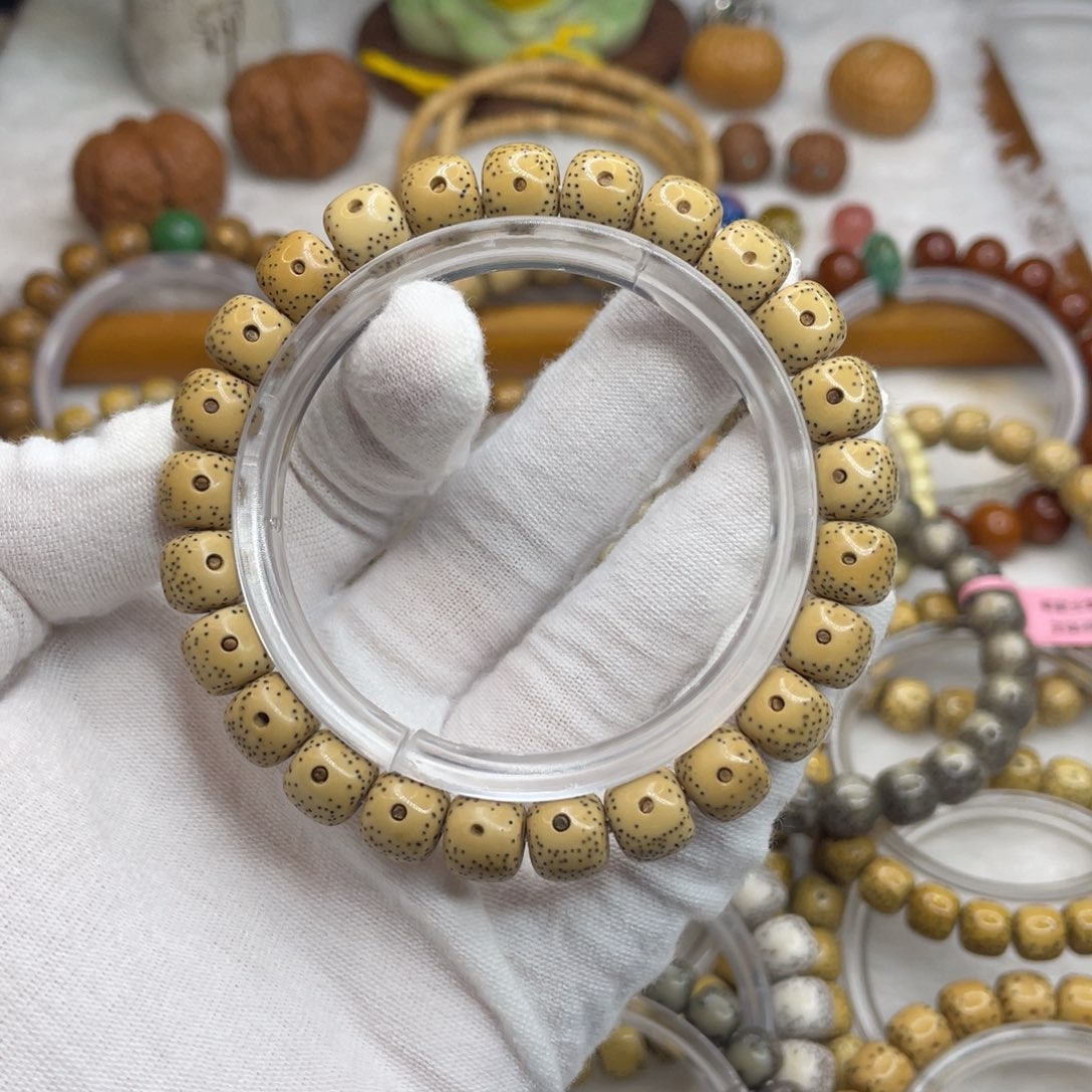 ᴾ***ᴳ星月菩提手串9/8原白