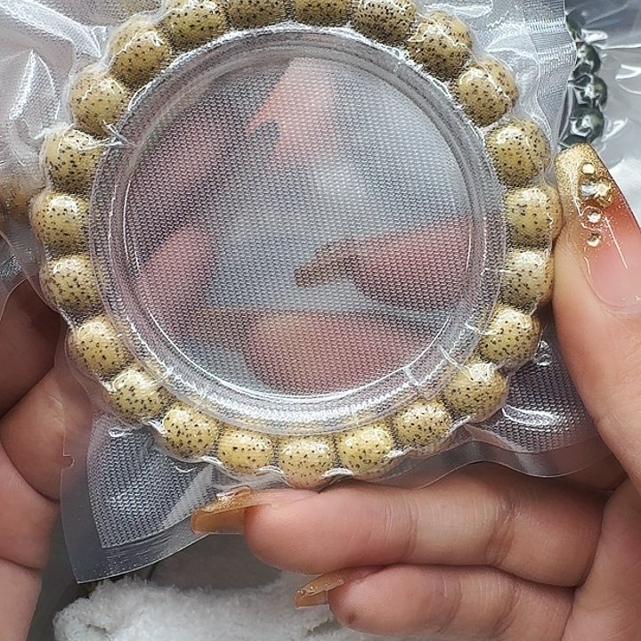 星月菩提手串326荣耀黄星月菩提10桶单圈