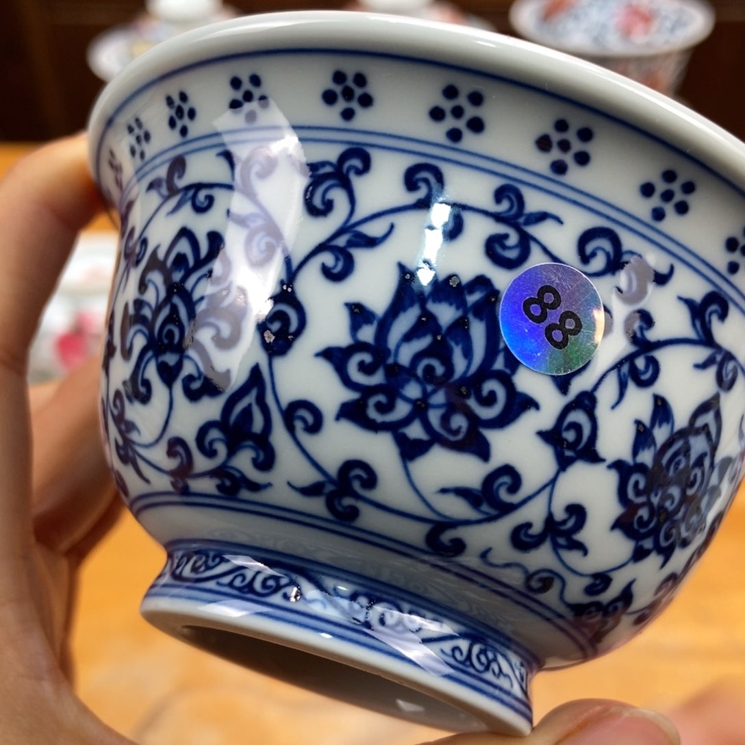 手绘现代茶具非古董