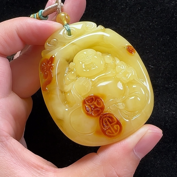 未镶嵌蜜蜡珠宝奇石孤*雨