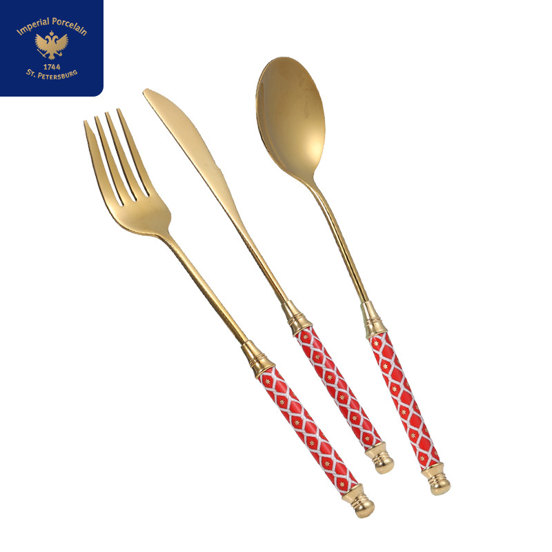 【专属1】LOMONOSOV餐具STAR系列刀叉勺高档不锈钢甜品勺ins