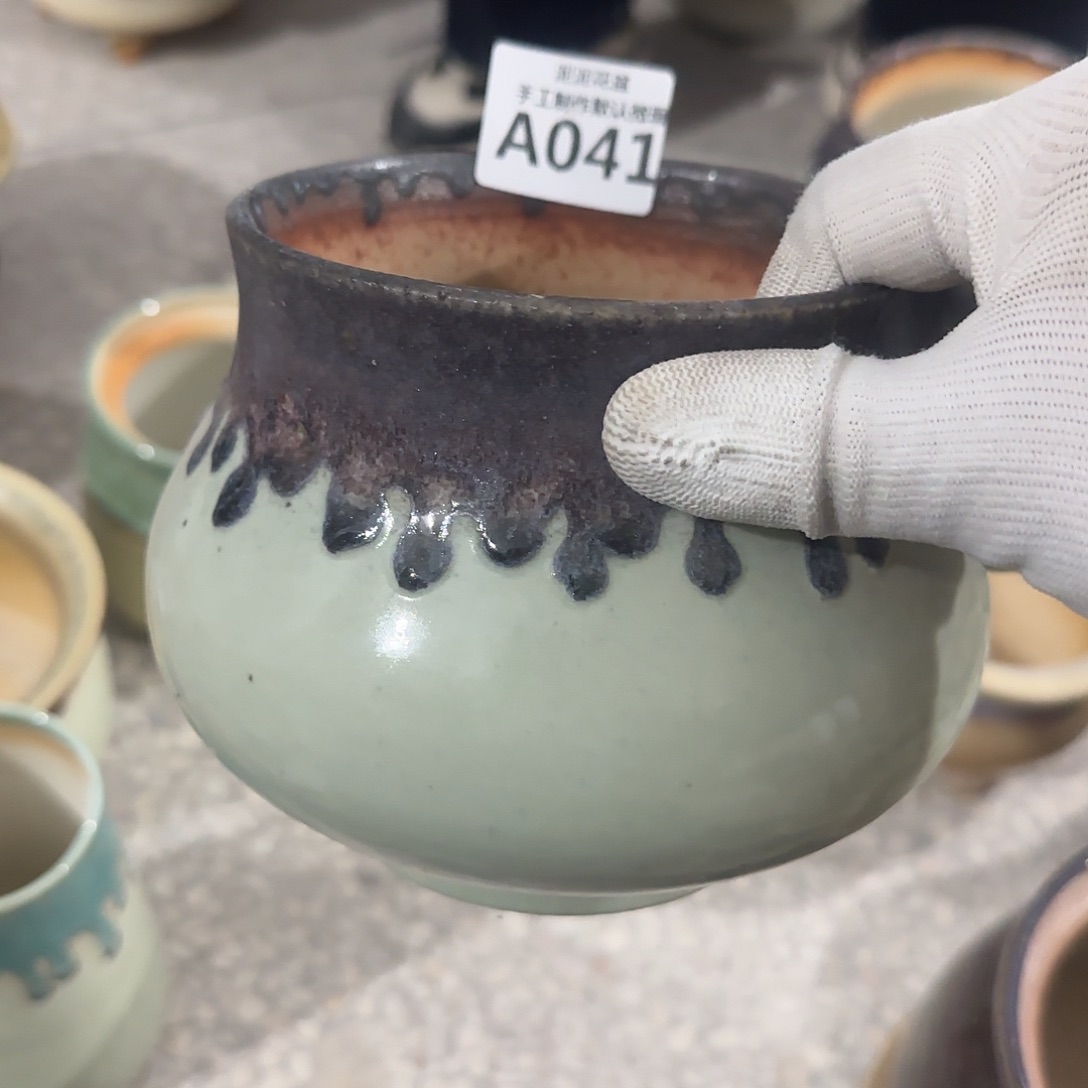 瓷片景德镇手工花盆默认次品