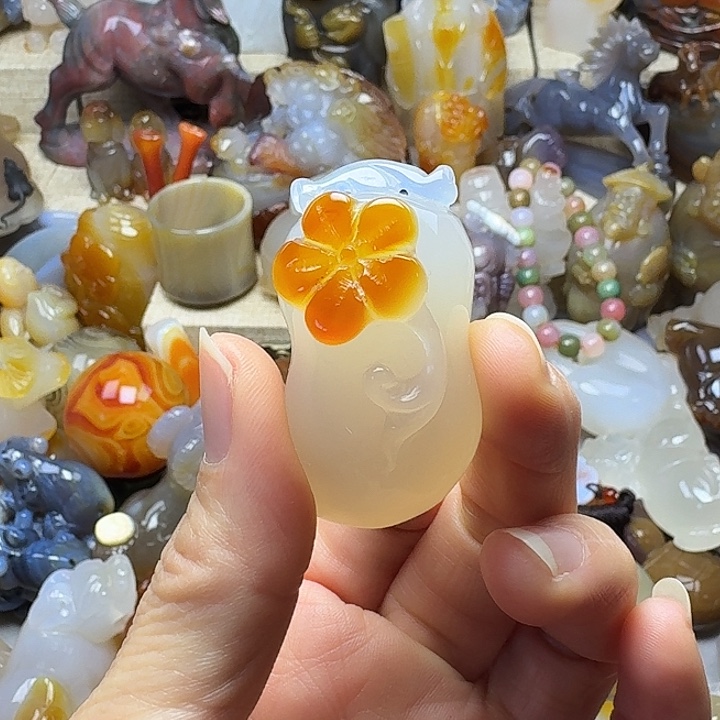 玛瑙/玉髓未镶嵌饰品