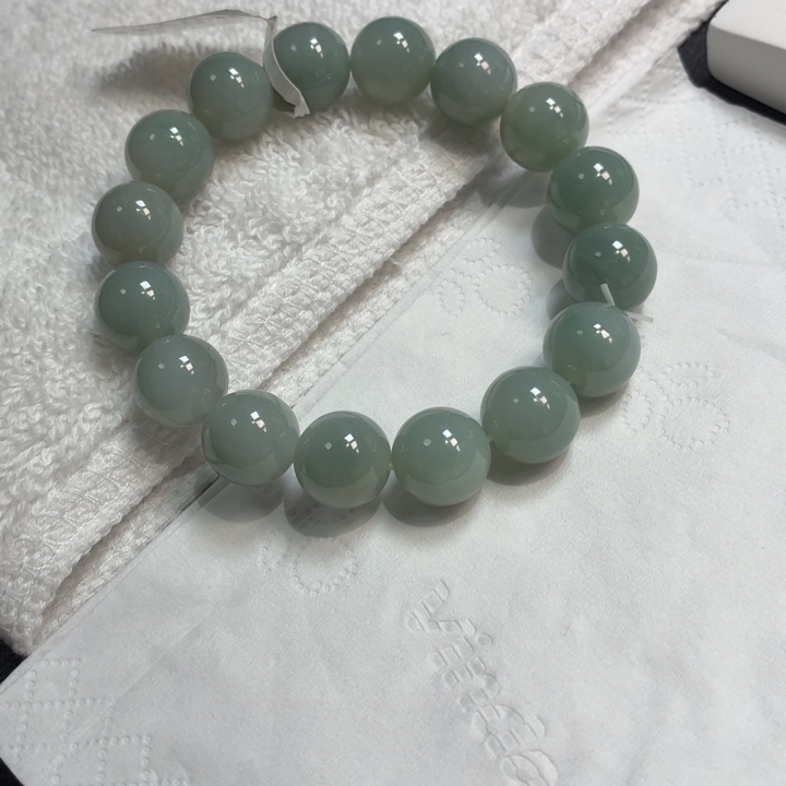 翡翠未镶嵌颈饰翡翠天然A货手串