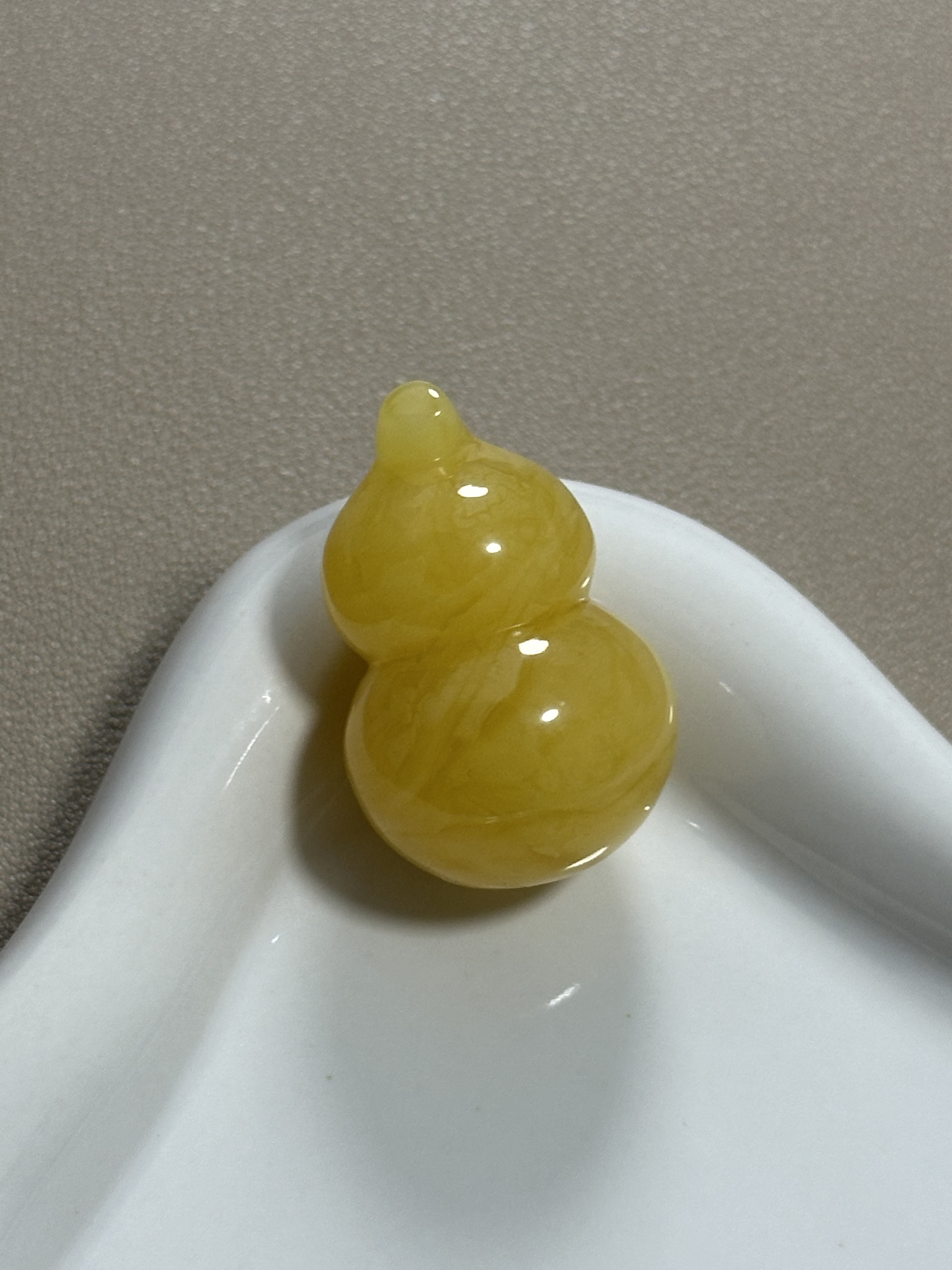禾玺缘蜜蜡琥珀原矿 黄白花葫芦 虎皮纹 吊坠项链 多样式发货
