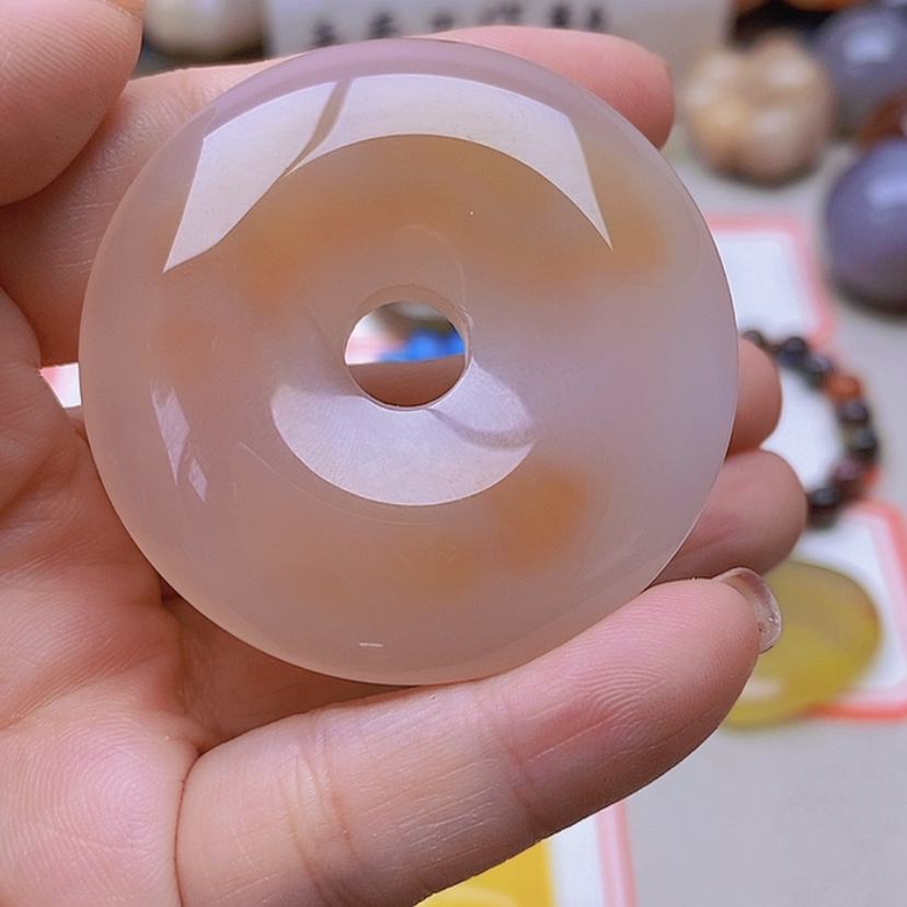 【闪购商品】未镶嵌玛瑙/玉髓珠宝半成品a****情