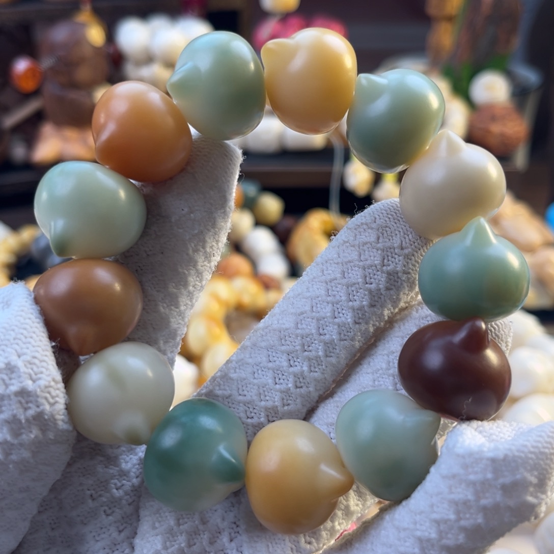 手串菩提根/象牙果-高品菩提猫头卡21