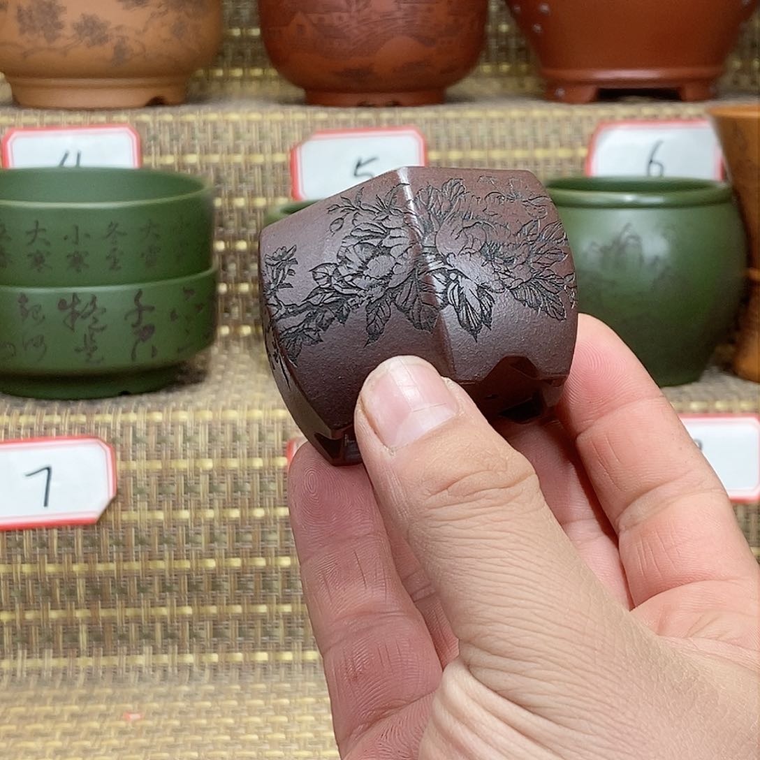 紫砂花盆你不接是