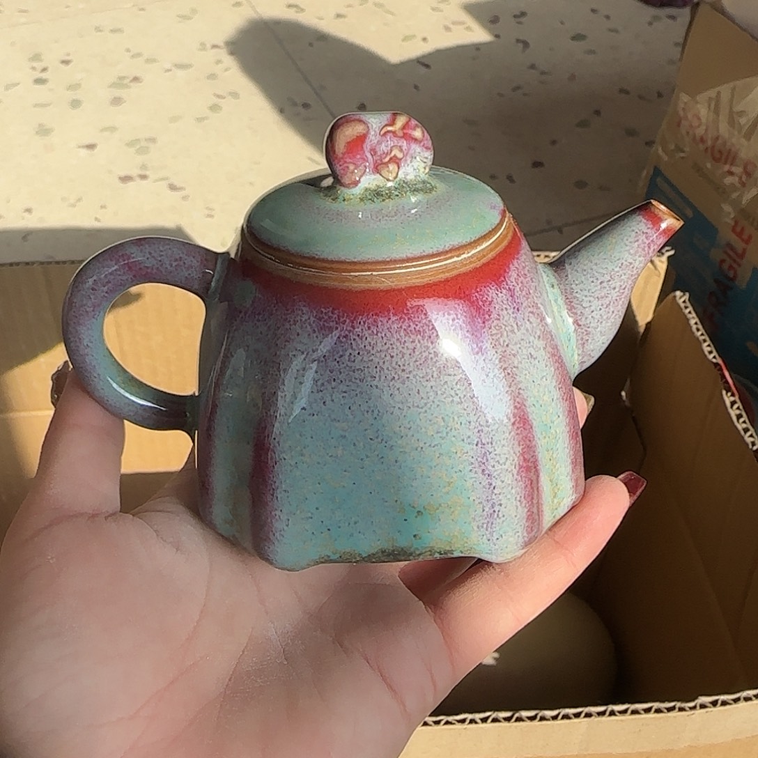 摆件陶郑家钧窑摆件