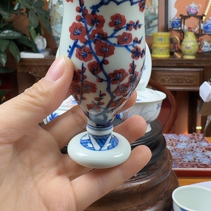 陶摆件景德镇陶瓷手工杯子