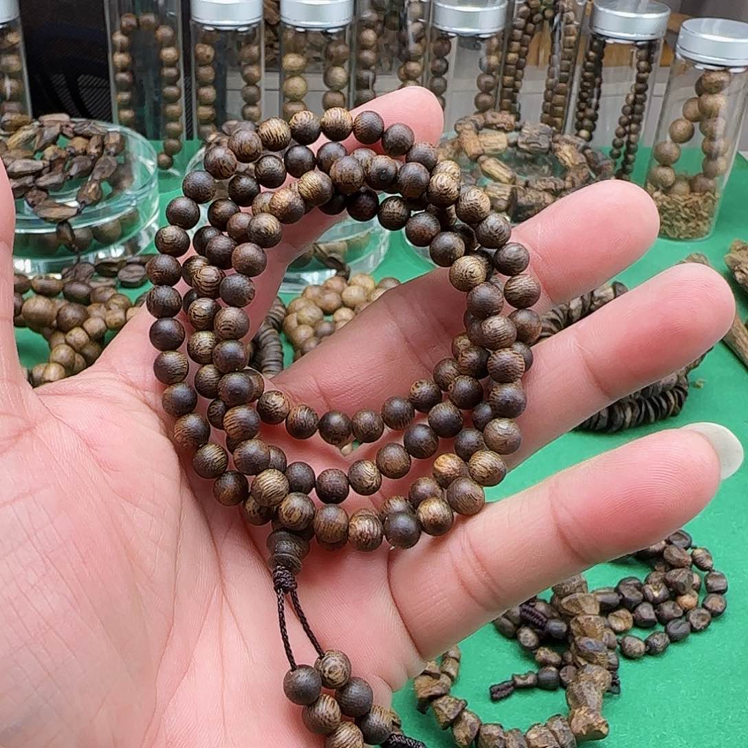 沉香手串海南白棋