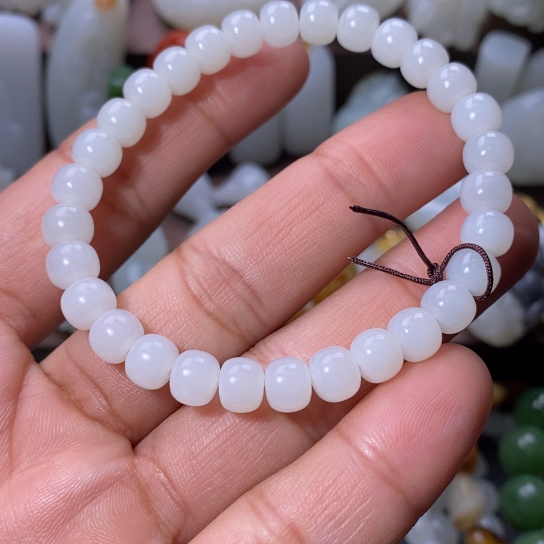 和田玉手链未镶嵌