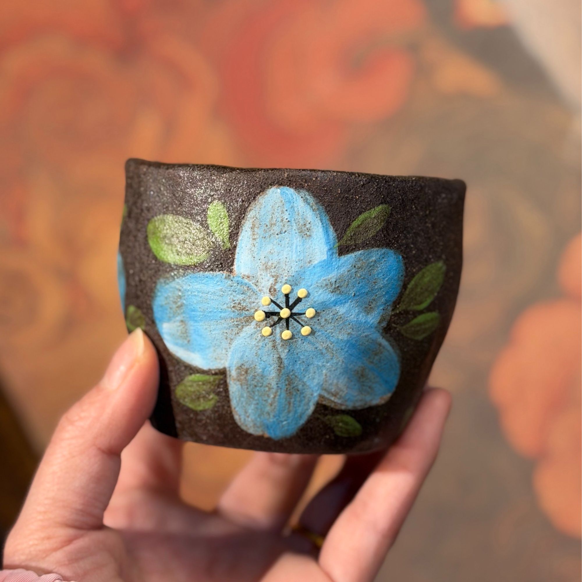 0105景德镇高温釉下彩手工手绘设计师款式