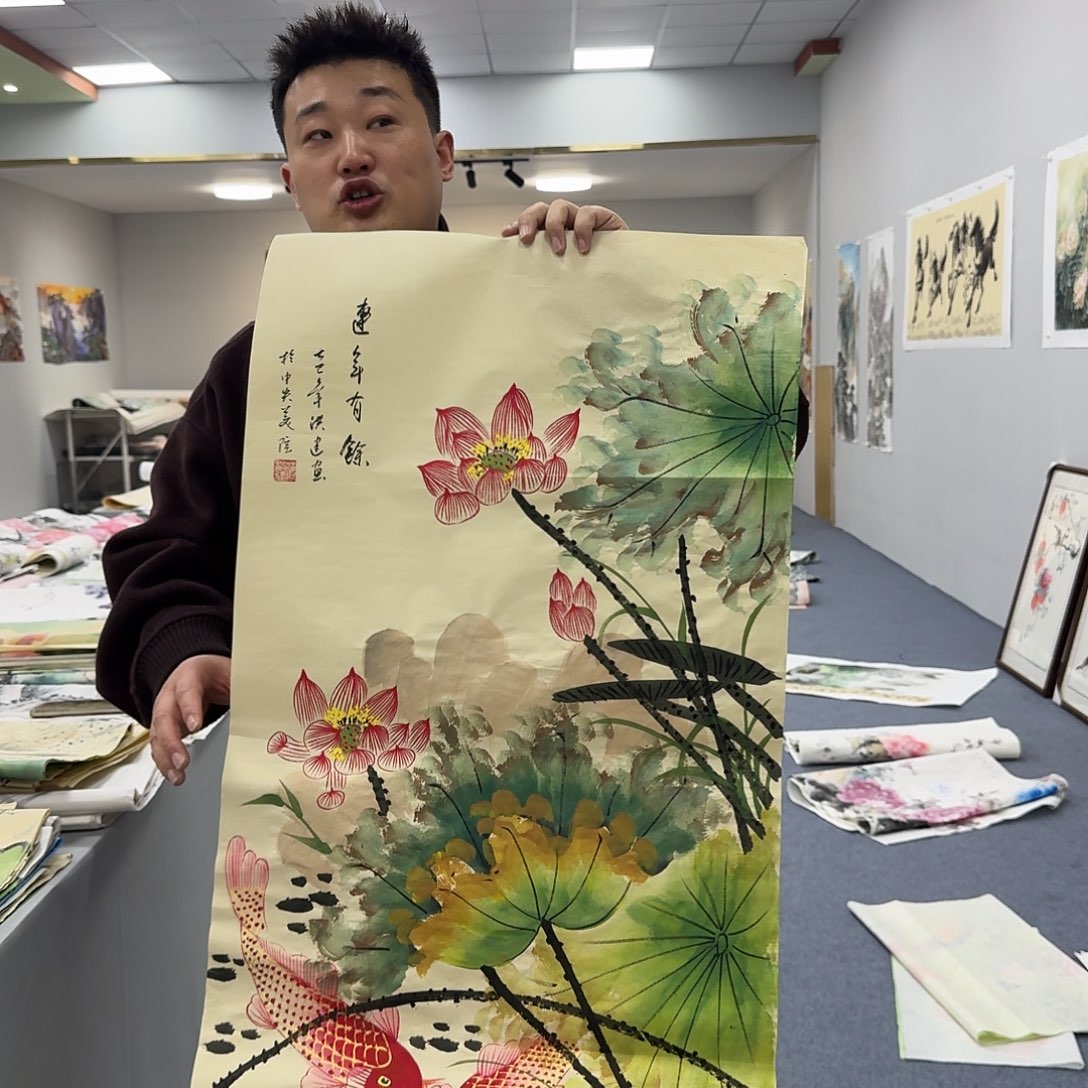 国画国画作品宣纸纯手绘