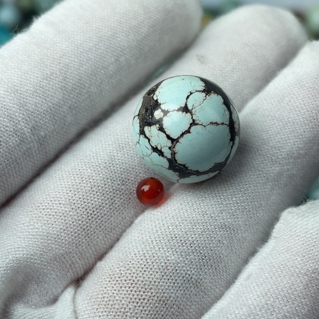 染***书南红玛瑙未镶嵌配饰