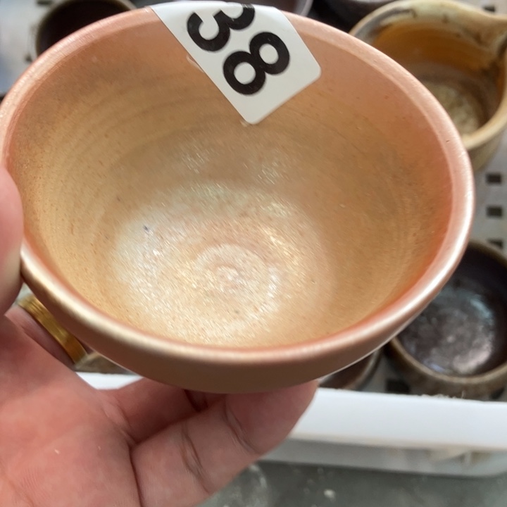 柴烧杯子与宝瓶大放漏