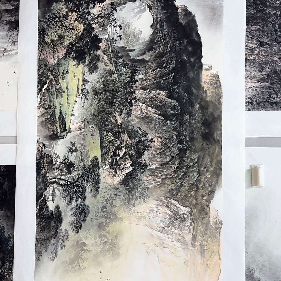 国画小**哥黎俸禄老师作品