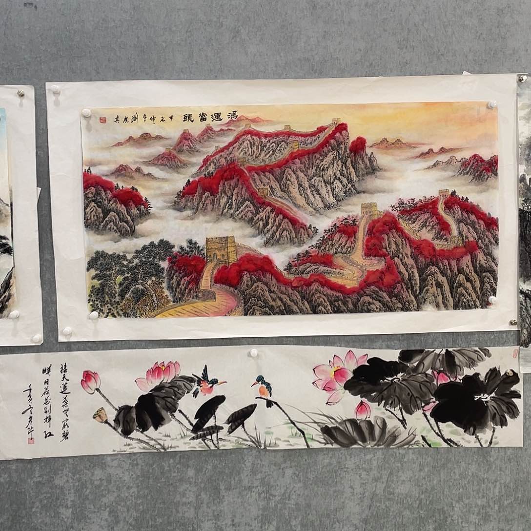 国画鼎****计绘画作者刘广其