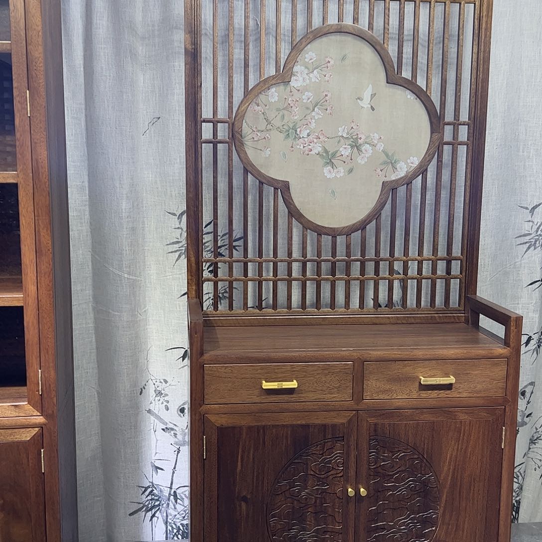 木新中式入户玄关柜