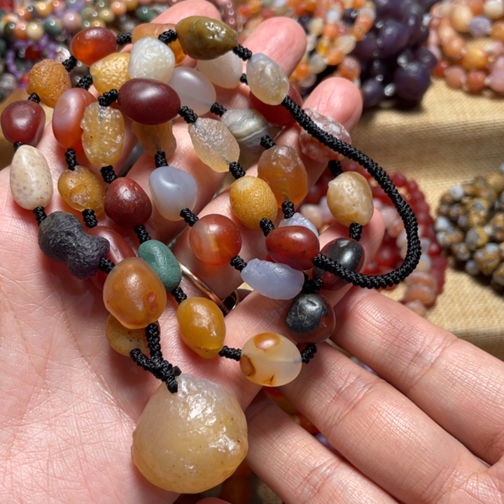 玛瑙/玉髓合金手链