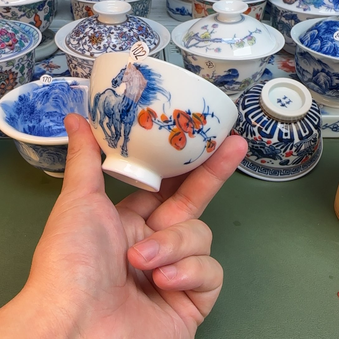 彦祖纯手工手绘茶具102