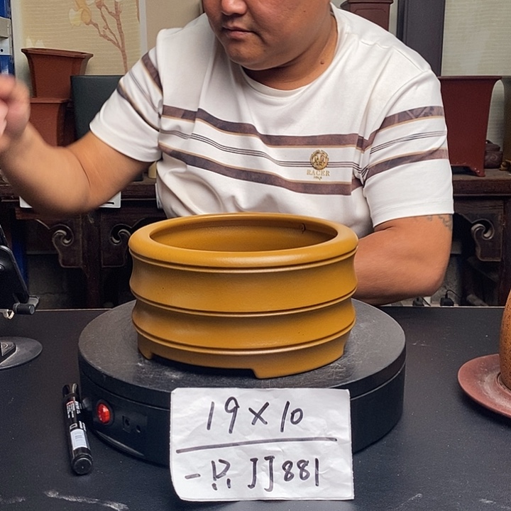 紫砂花盆货号一只JJ881