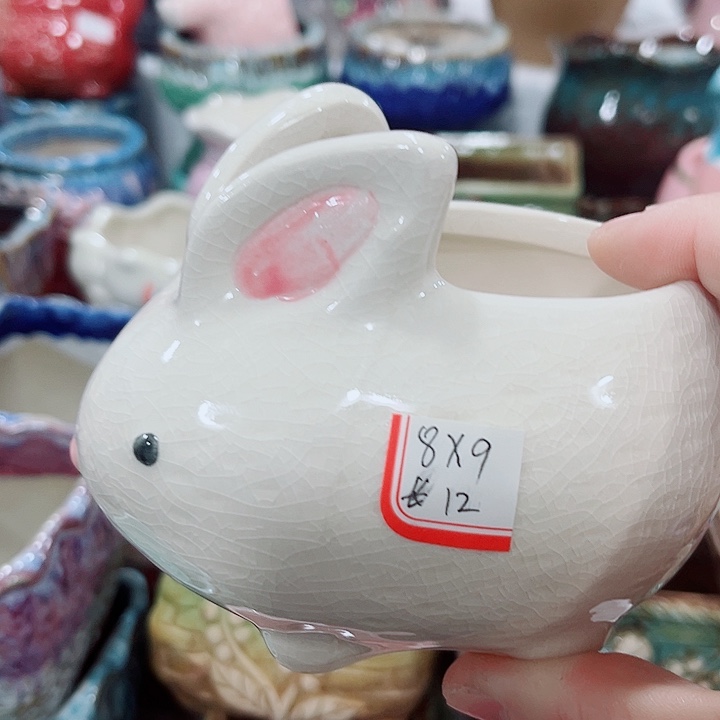 多肉陶瓷花盆满10元包邮