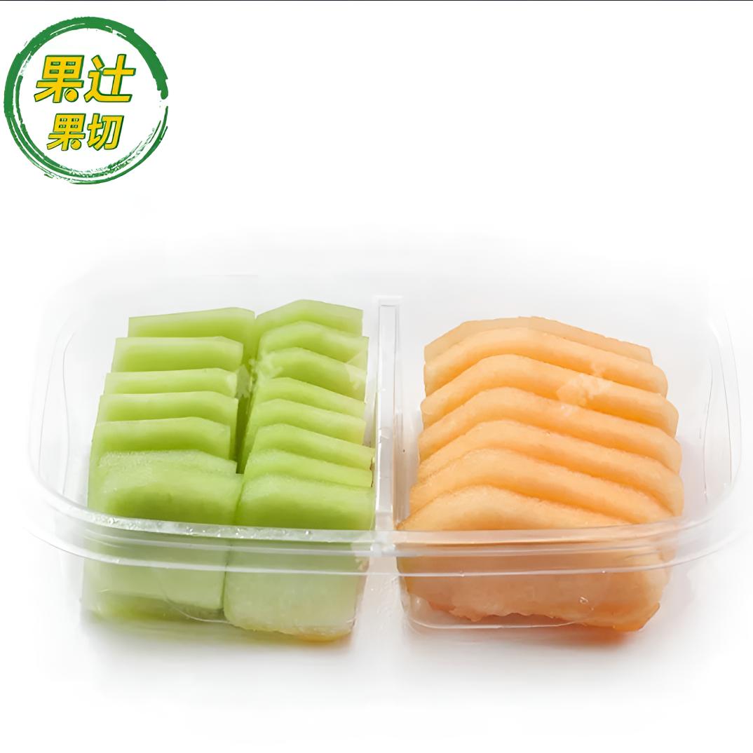果切【双拼】甜瓜+哈密瓜-约600g