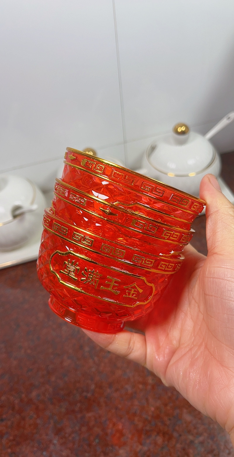 同款好寓意汤圆红碗