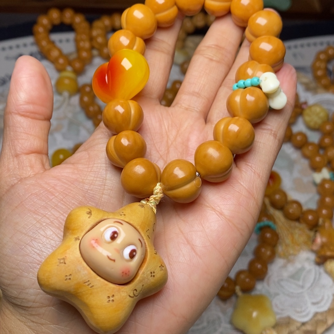 吊坠猴头核桃屁桃15加