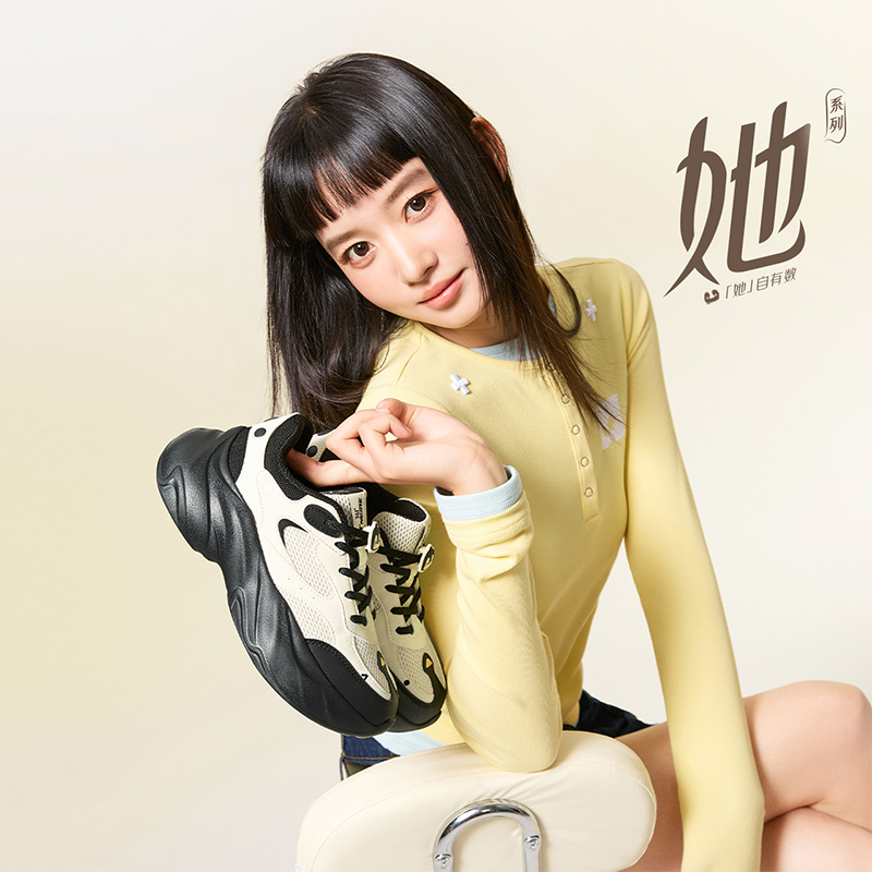 女鞋老爹鞋2025夏季新款时尚休闲鞋女款增高显瘦透气
