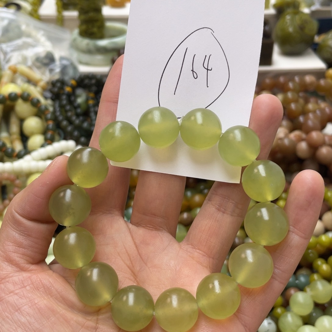 蛇纹石玉手链未镶嵌