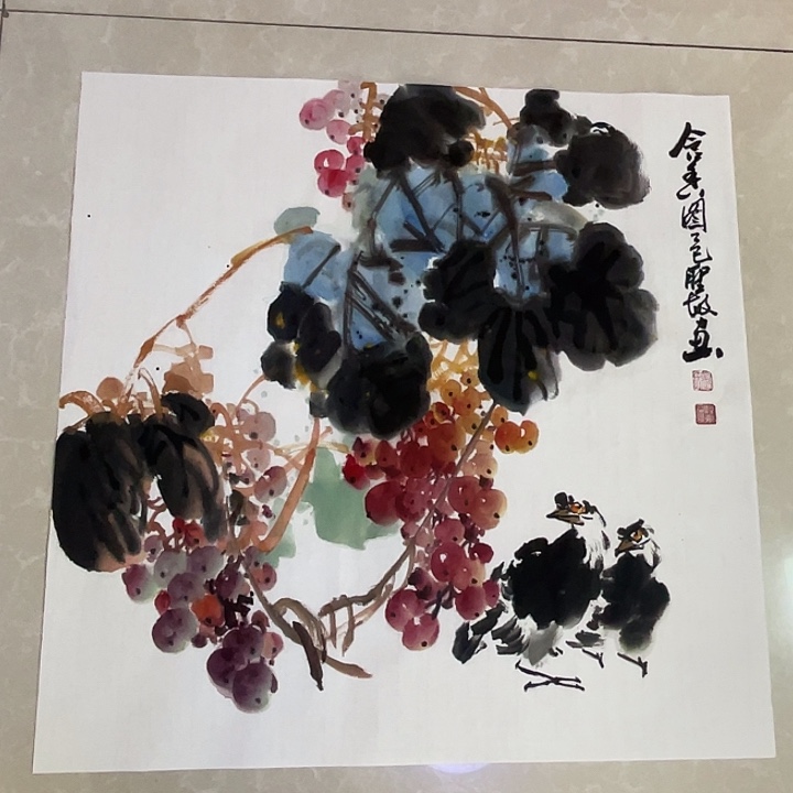 国画张圣敏先生纯手绘作品