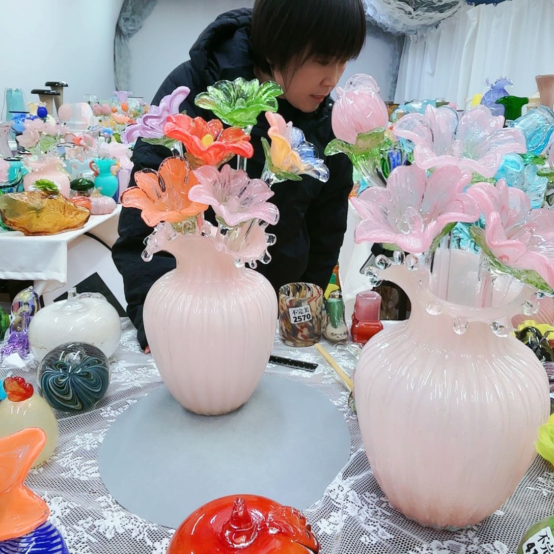 福利不退不换琉璃花瓶艺术品