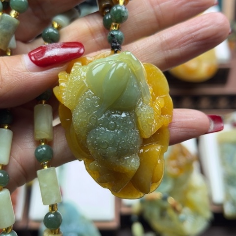 岫玉挂件未镶嵌挂件